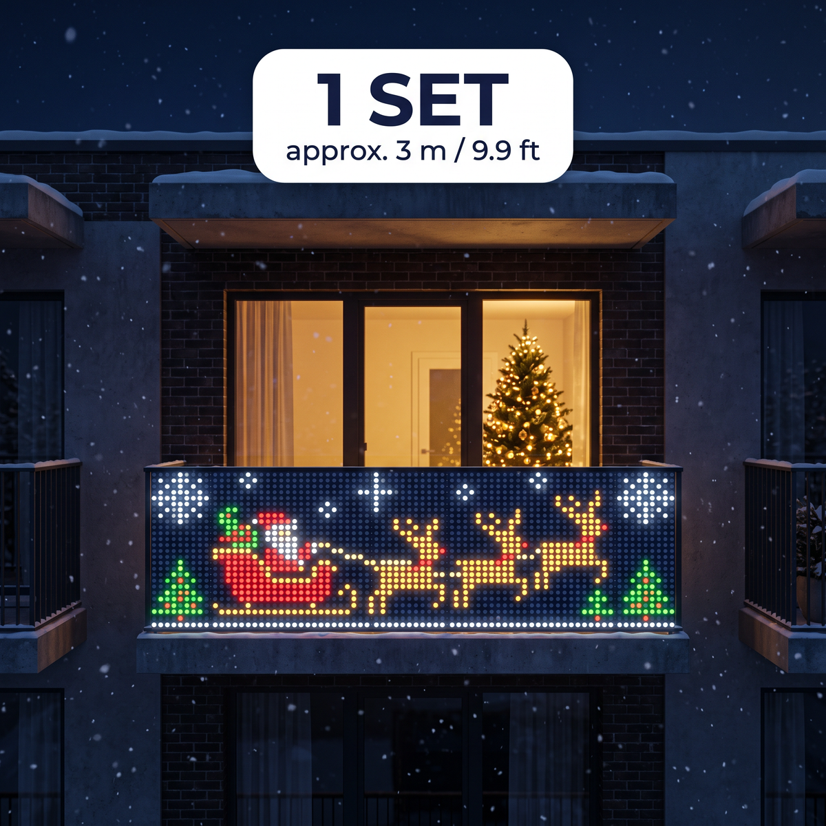 NoelSky Balcony Lights
