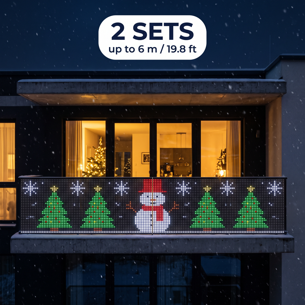 NoelSky Balcony Lights